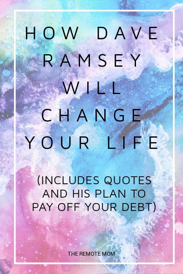 Dave Ramsey Debt-Free plan