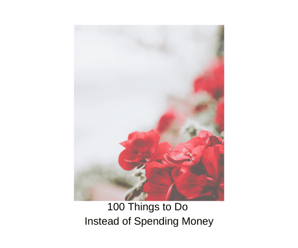 100+ Things to do on a No Spend Week