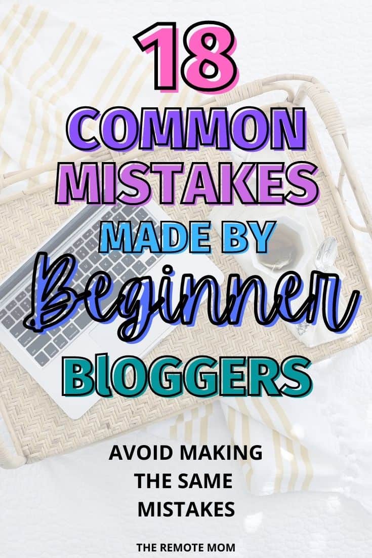 Most frequent blogging mistakes