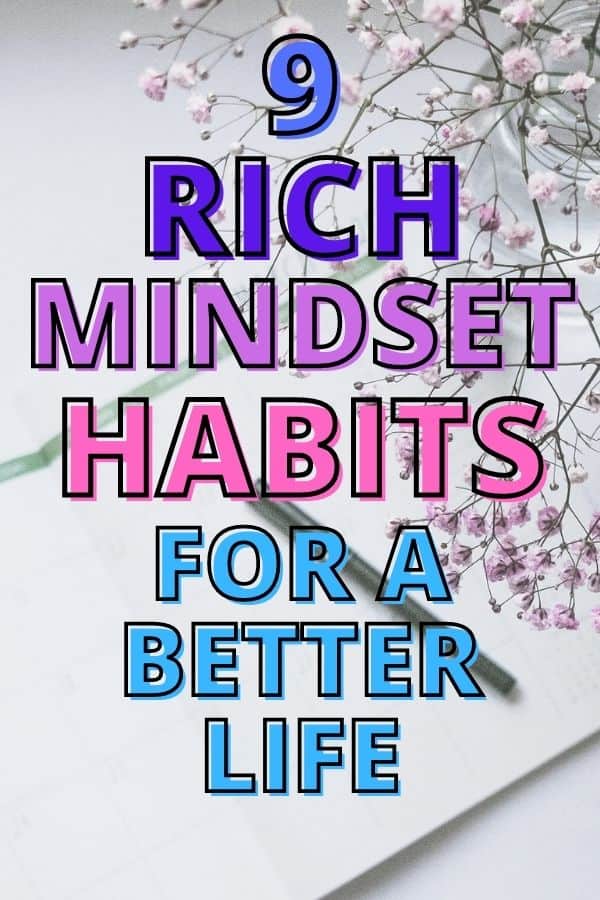 rich vs. poor mindset habits