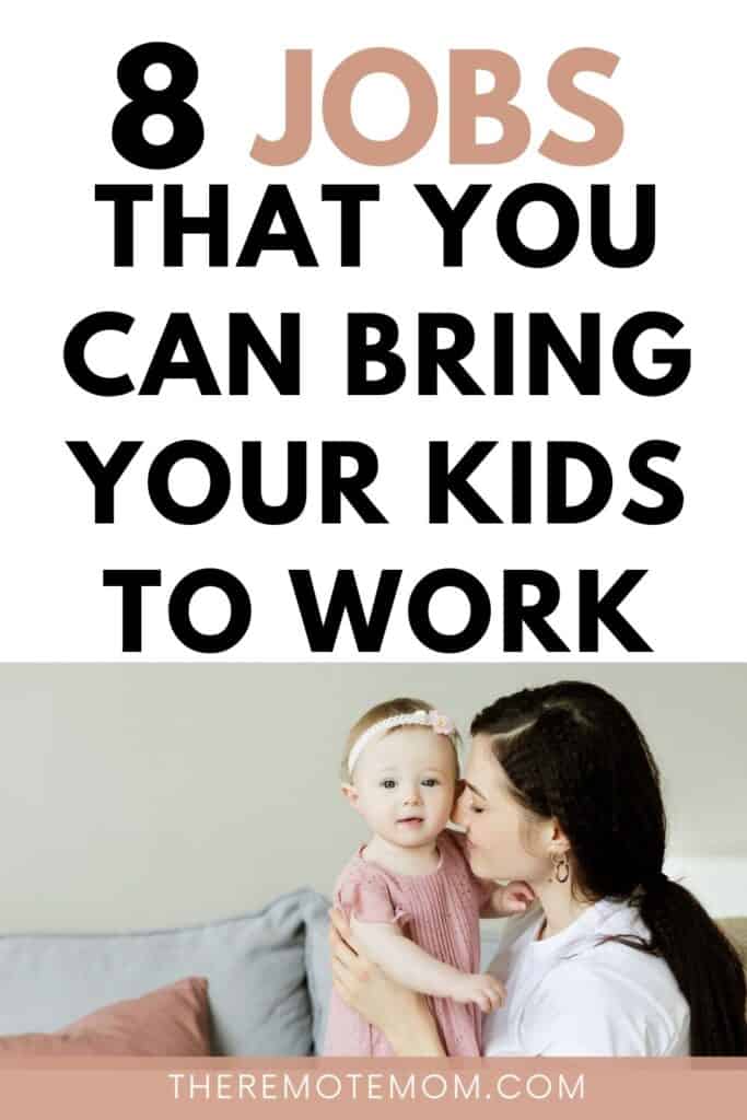 PINTEREST PIN FOR MOMS BRINGING KIDS TO WORK POST