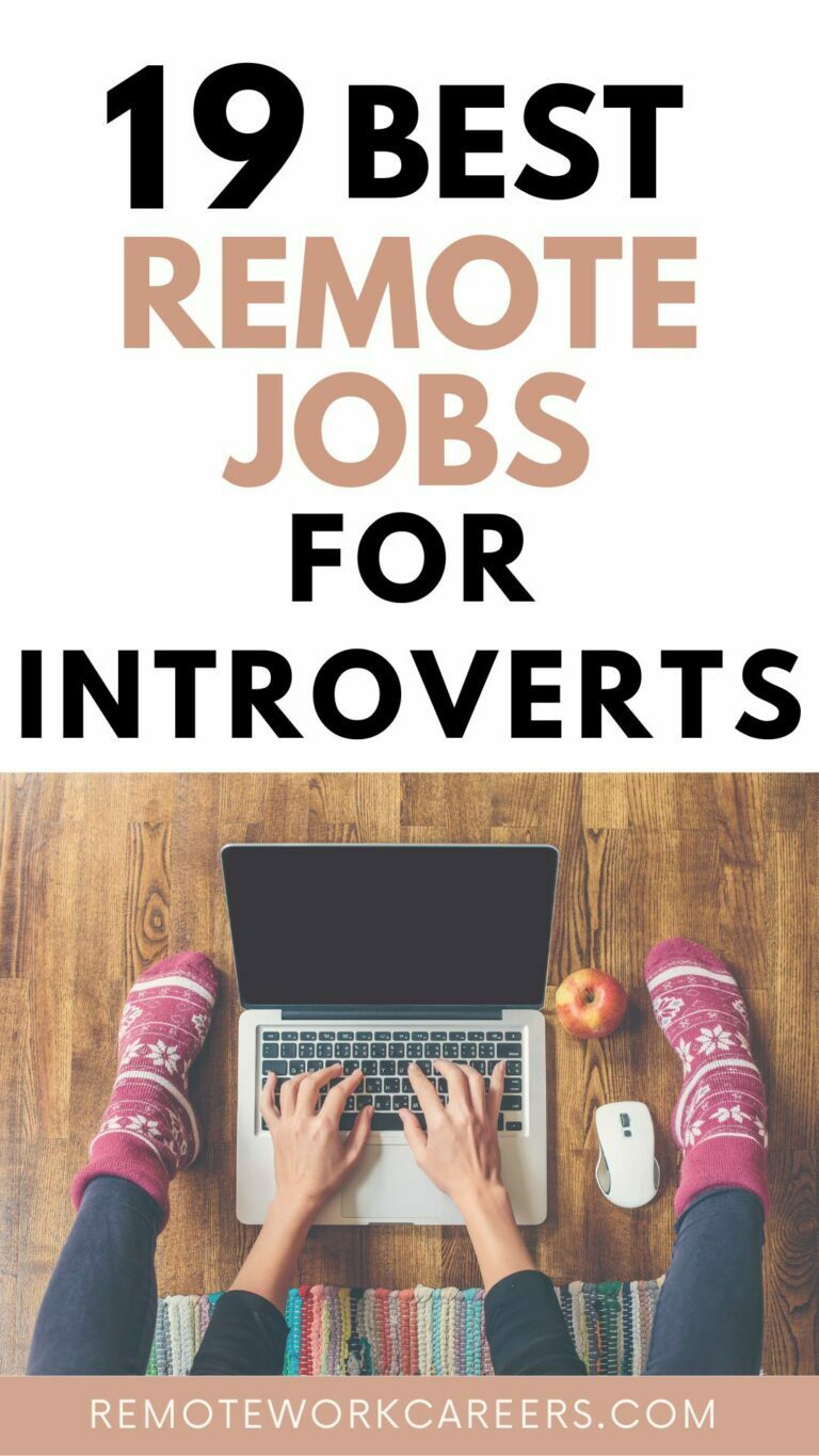19 Best Work from Home Jobs for Introverts (Low Stress Jobs for Introverts)