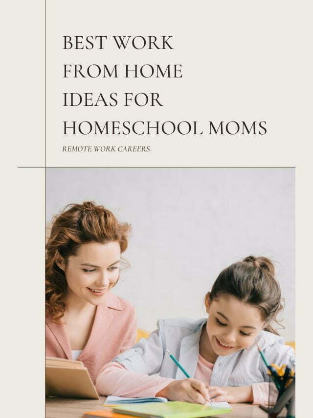 Jobs for Homeschooling Moms