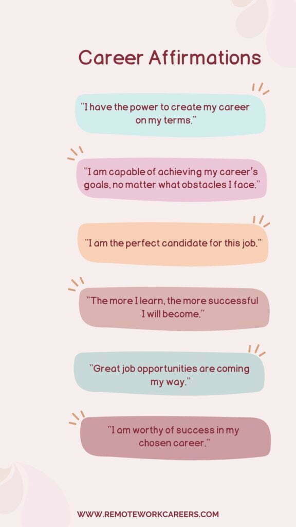 NEW JOB AFFIRMATIONS