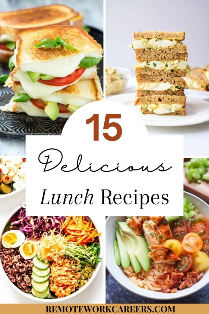 easy work from home lunch ideas
